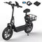 AOVOPRO Electric Scooter with Seat, 500W Motor, 22.5Ah Battery, 22MPH, Foldable