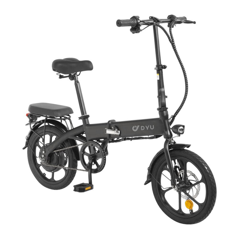 DYU A1F 16-Inch Foldable Electric City Bike 250W Motor Max Range 37 Miles