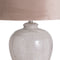 Hadley Ceramic Table Lamp With Natural Shade