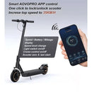 AOVOPRO ESMAX 500W Electric Scooter, 45KM Range, Dual Suspension, Foldable, Adult E-Scooter