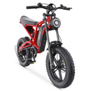 Hidoes B6 Electric Fat Bike - 1200W Motor, 48V 15Ah Battery, 50 Mile Range, 20 Tires Red