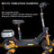 iENYRID M9 Electric Scooter 1200W 48V 18Ah, 50km/h, 10inch Tires, Black - High Speed Urban Commute