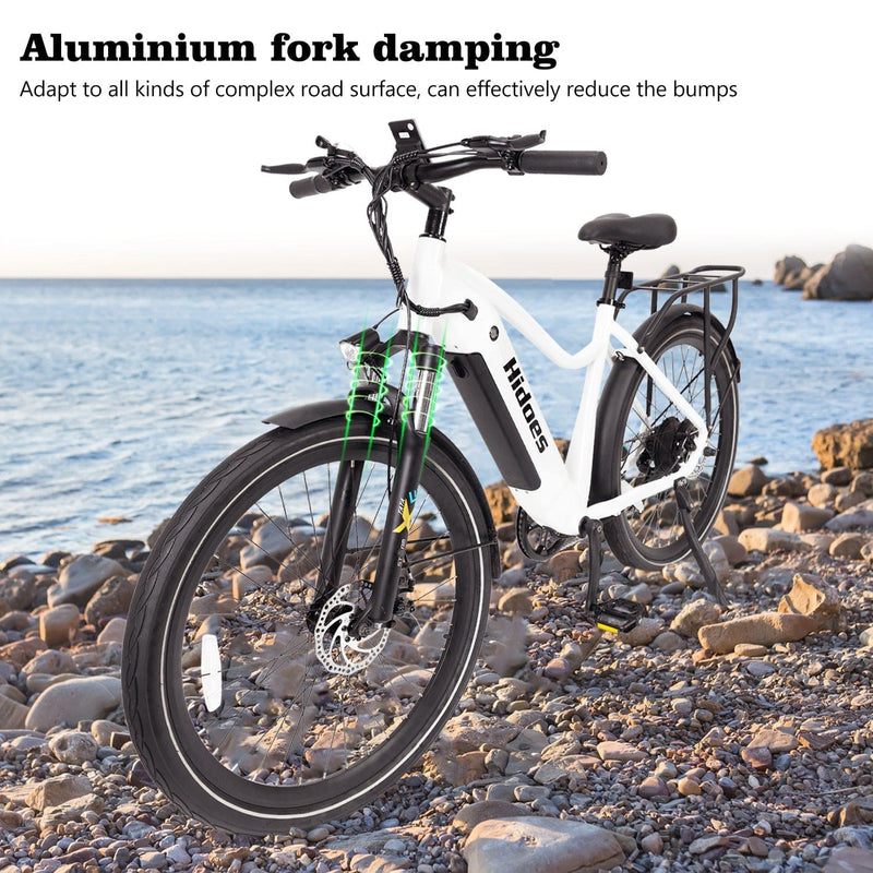 HIDOES BN1 Electric Bike 800W 48V 13AH 27.5" MTB, 40-70 KM/H, Shimano 7-Speed