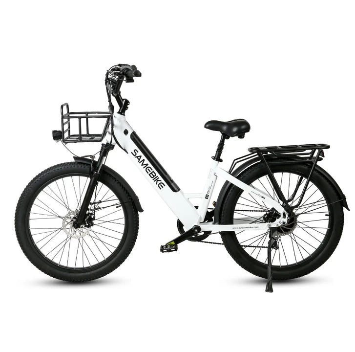 Samebike RS-A01 Plus Electric Bike 750W Motor 48V 14Ah Battery LCD Display 20x3.0 Inch Tires