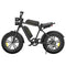 ENGWE M20 Electric Mountain Bike, Dual Battery System, 20"x4.0" Fat Tires, Shimano 7-Speed, 150 KM Range, Full Suspension, Intelligent LCD Display for Adults