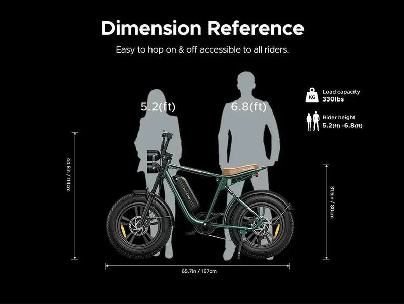 ENGWE M20 Electric Bike for Men, 20"x4.0" Fat Tire All-Terrain Mountain E-Bike with Dual 48V 13Ah Detachable Batteries, Shimano 7-Speed, Full Suspension, and Intelligent LCD Display