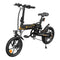 ADO A16+ Lightweight Folding Electric Bike Battery Life Up to 40 Miles - Alloy Bike