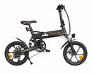 ADO A16+ Lightweight Folding Electric Bike Battery Life Up to 40 Miles - Alloy Bike