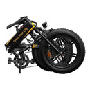 ADO A20F+ 20 Inches Fat Tire Folding Electric Bike Battery Life Up to 40 Miles - Alloy Bike