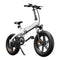 ADO A20F+ 20 Inches Fat Tire Folding Electric Bike With Mudguard Battery Life Up to 40 Miles - Alloy Bike