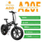 ADO A20F+ 20 Inches Fat Tire Folding Electric Bike With Mudguard Battery Life Up to 40 Miles - Alloy Bike