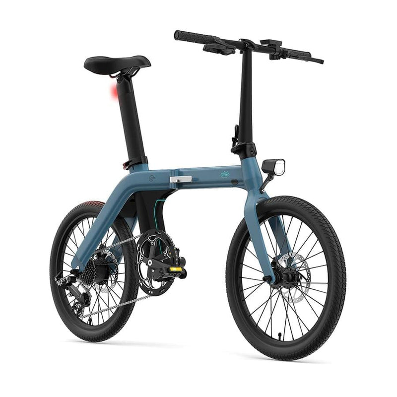 FIIDO D11 Foldable Electric Bicycle, Max Speed 15.5 mph Battery Life Up to 60 Miles 250W Motors - Alloy Bike