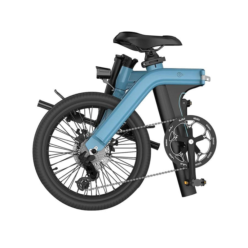 FIIDO D11 Foldable Electric Bicycle, Max Speed 15.5 mph Battery Life Up to 60 Miles 250W Motors - Alloy Bike
