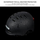 Helmet with front and rear light for electric scooter and bike - Alloy Bike