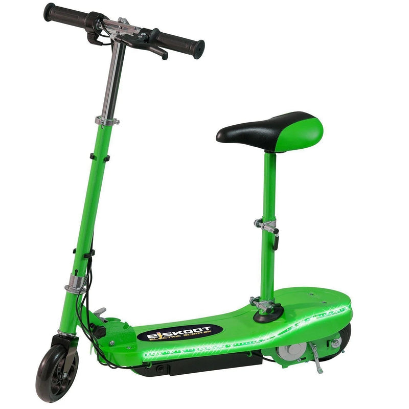 Kids Electric Scooter With Seat - Alloy Bike