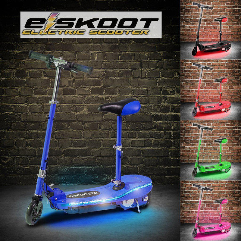 Kids Electric Scooter With Seat and LED Lights - Gadget Stalls